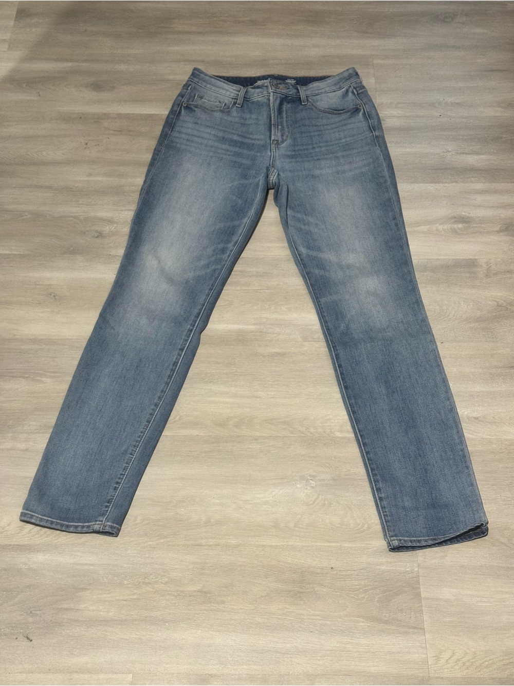 Old Navy Women’s High-Rise Power Slim Straight Secret-Smooth Pockets sz 6 Tall